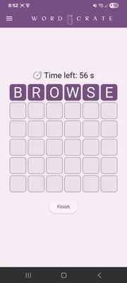 Word Crate gameplay screen
